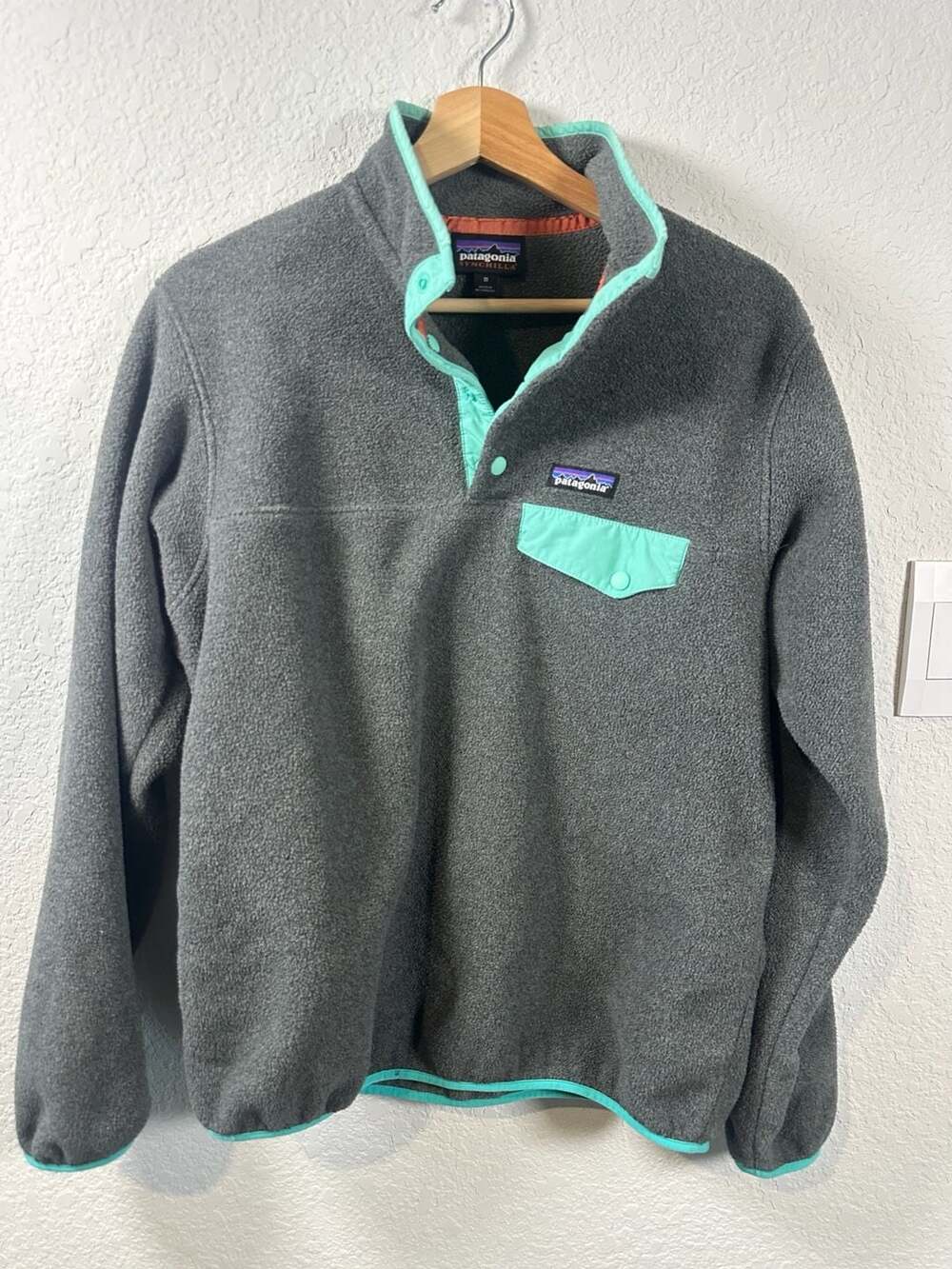 Patagonia Synchilla Snap-T Pullover Size M Gray
